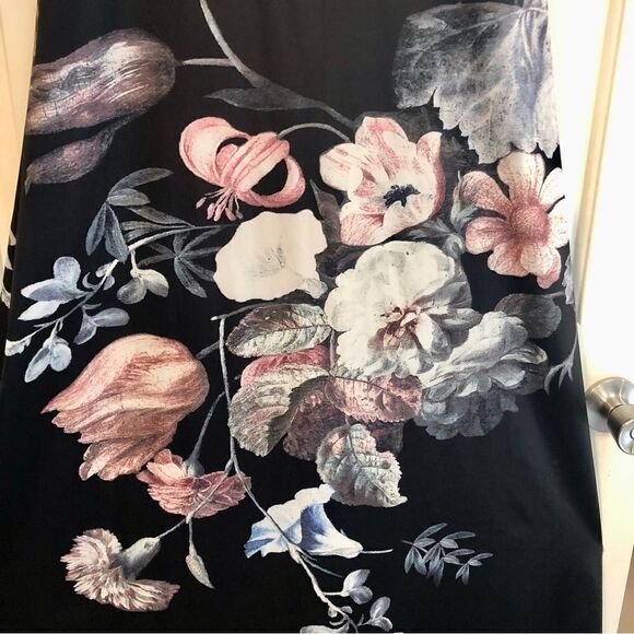 Maxi Dress For Women Flower Floral Print Sleeveless Adjustable Straps Size M - Picture 2 of 11